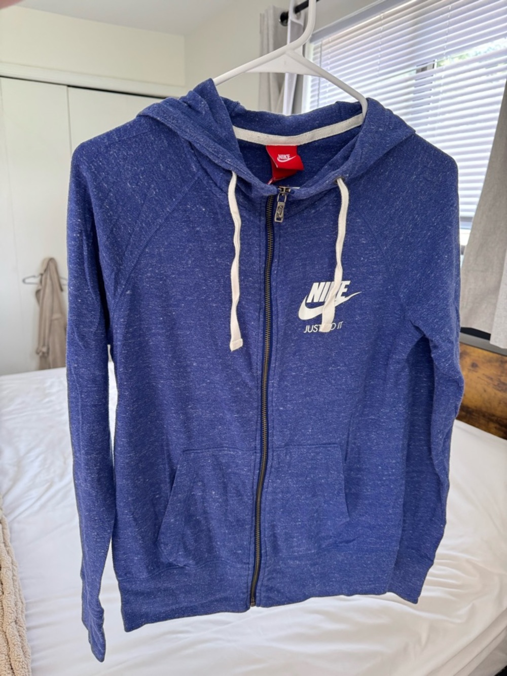 Nike Blue Hooded Zip Jacket